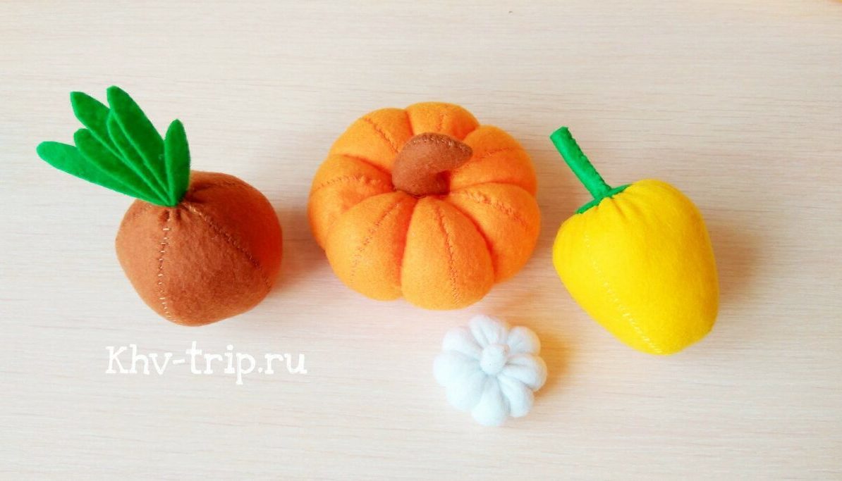 Овощи из фетра выкройки овощи из фетра мастер-класс