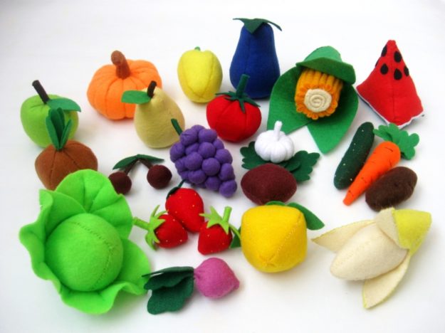 Овощи и фрукты из фетра мастер класс Овощи и фрукты из фетра выкройки