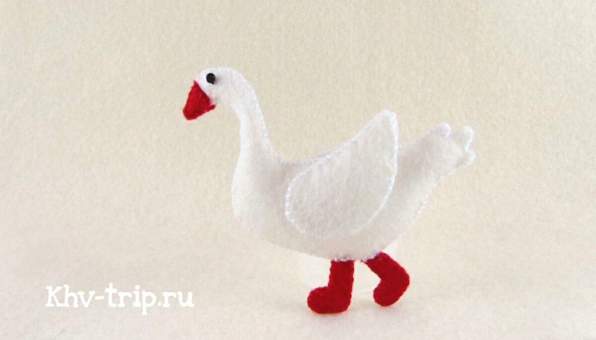 Гусь из фетра выкройка Гусь игрушка из фетра: выкройка