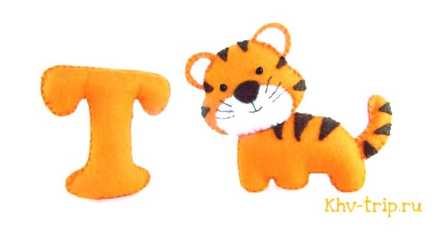 алфавит из фетра совместный пошив