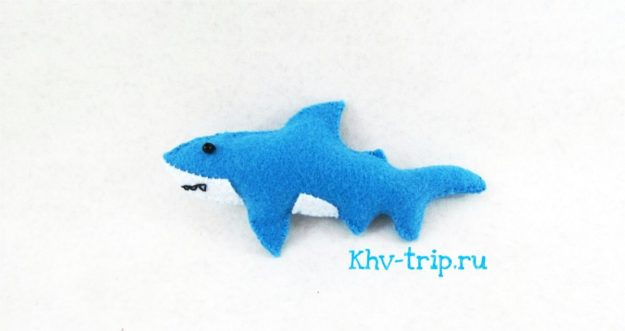 Акула из фетра: выкройка и мастер-класс
